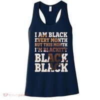 I Am Black Every Month This Month I'm Blackity Black Black Women's Tank Top thumb 0