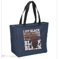 I Am Black Every Month This Month I'm Blackity Black Black Tote Bag thumb 2