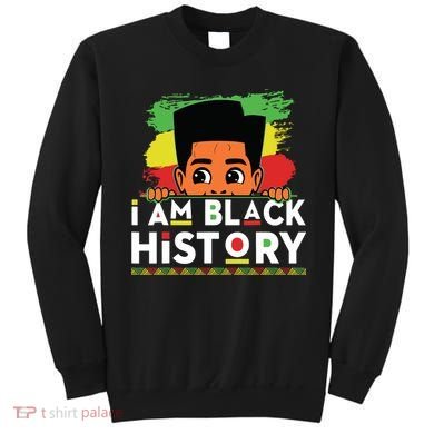 I Am Black History For Boy Black History Month Sweatshirt