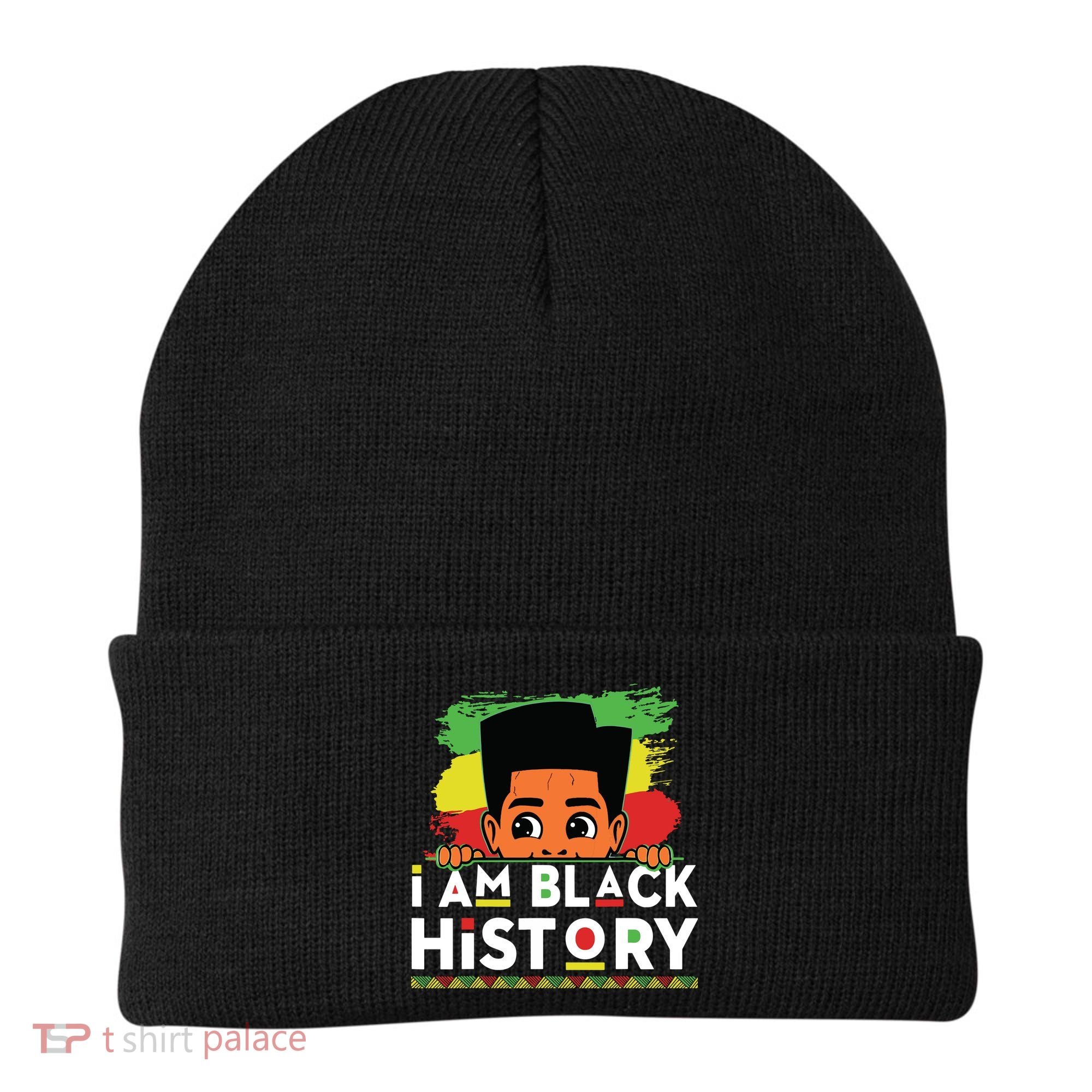 I Am Black History For Boy Black History Month Beanie