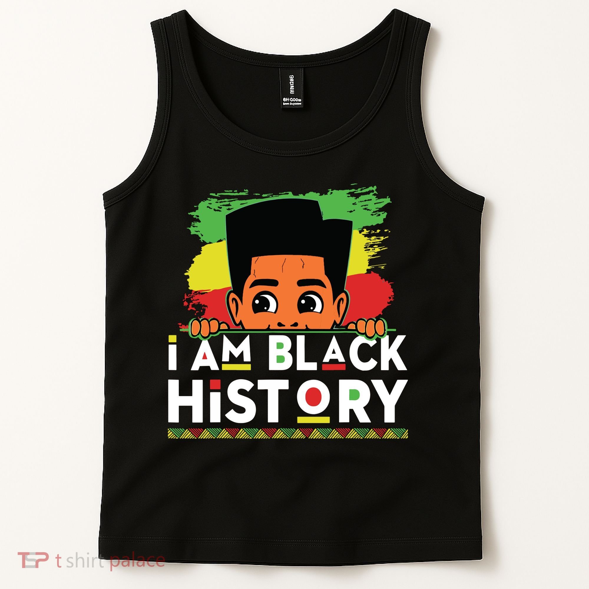 I Am Black History For Boy Black History Month Tank Top