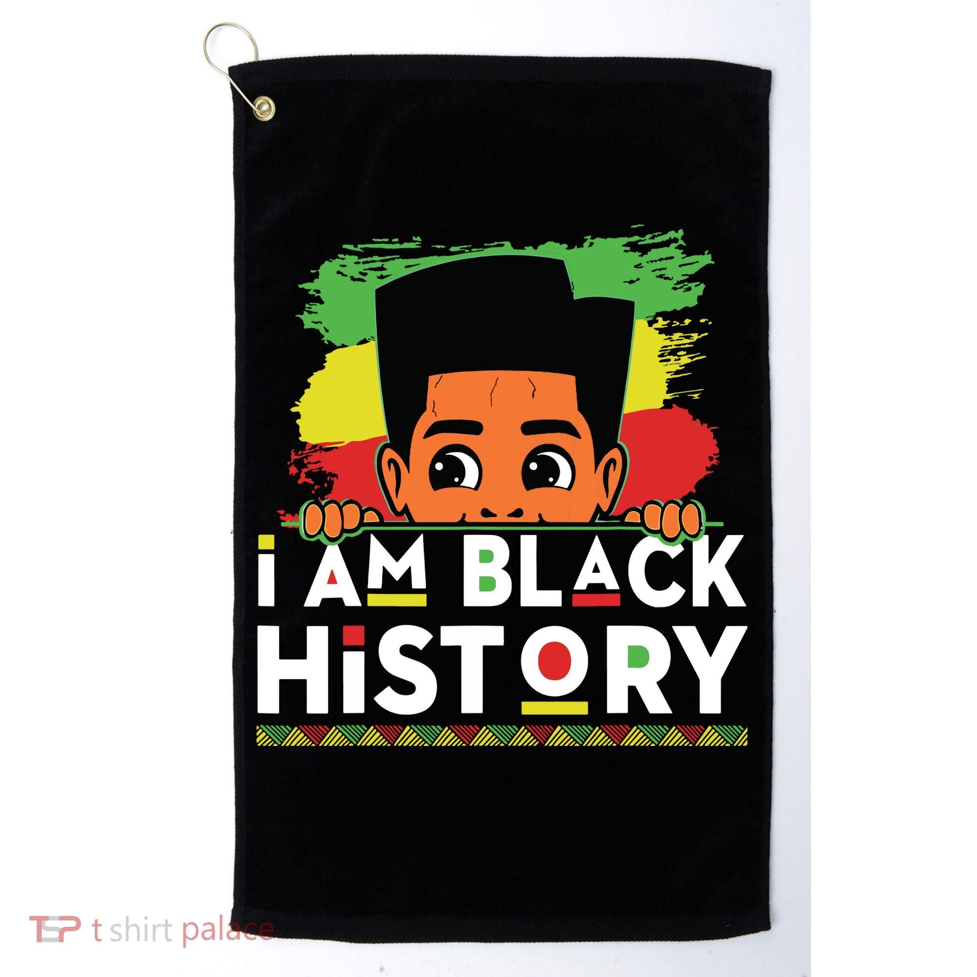 I Am Black History For Boy Black History Month Golf Towel