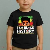 I Am Black History For Boy Black History Month Toddler T-Shirt thumb 2
