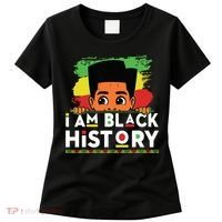 I Am Black History For Boy Black History Month Women's T-Shirt thumb 0