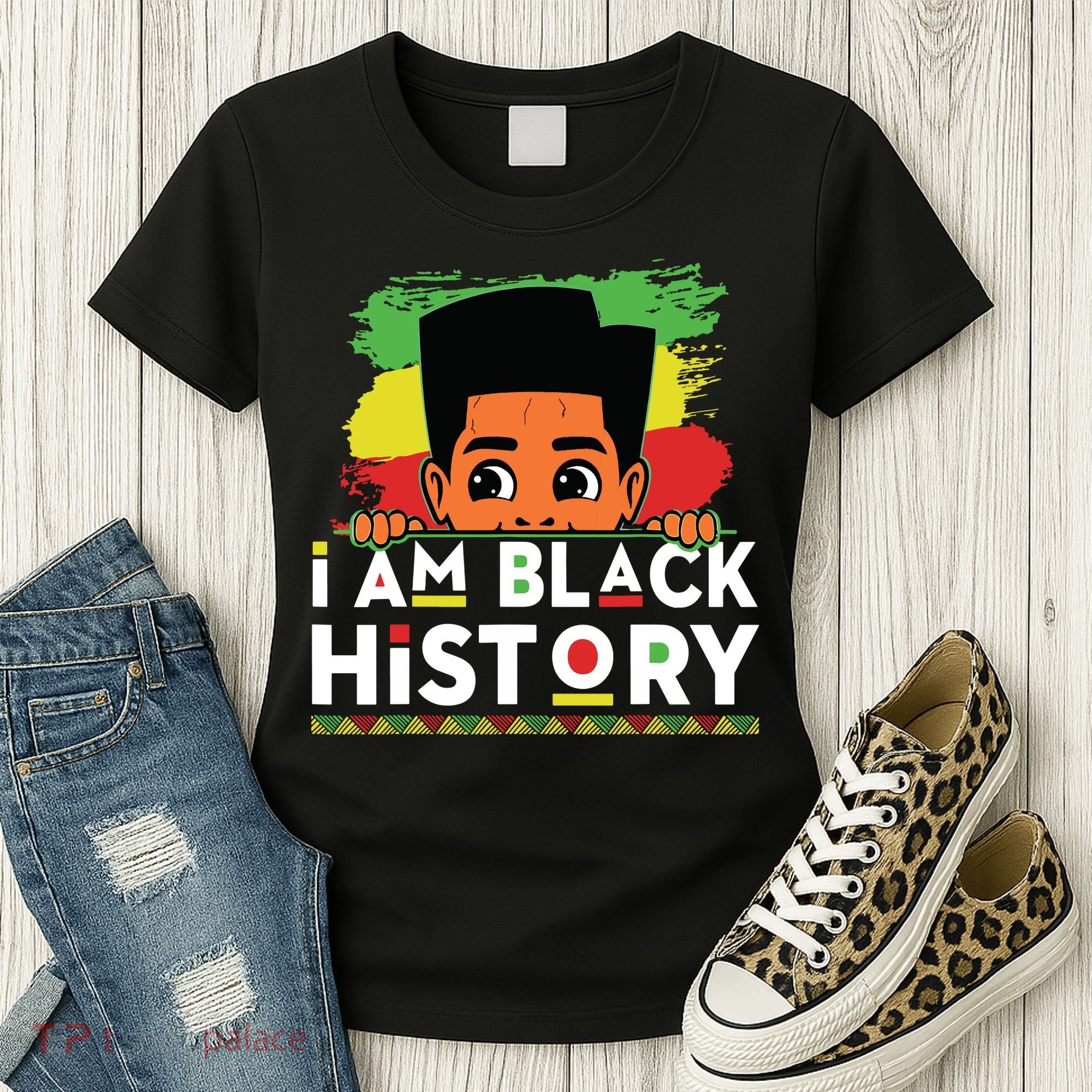 I Am Black History For Boy Black History Month Women's T-Shirt