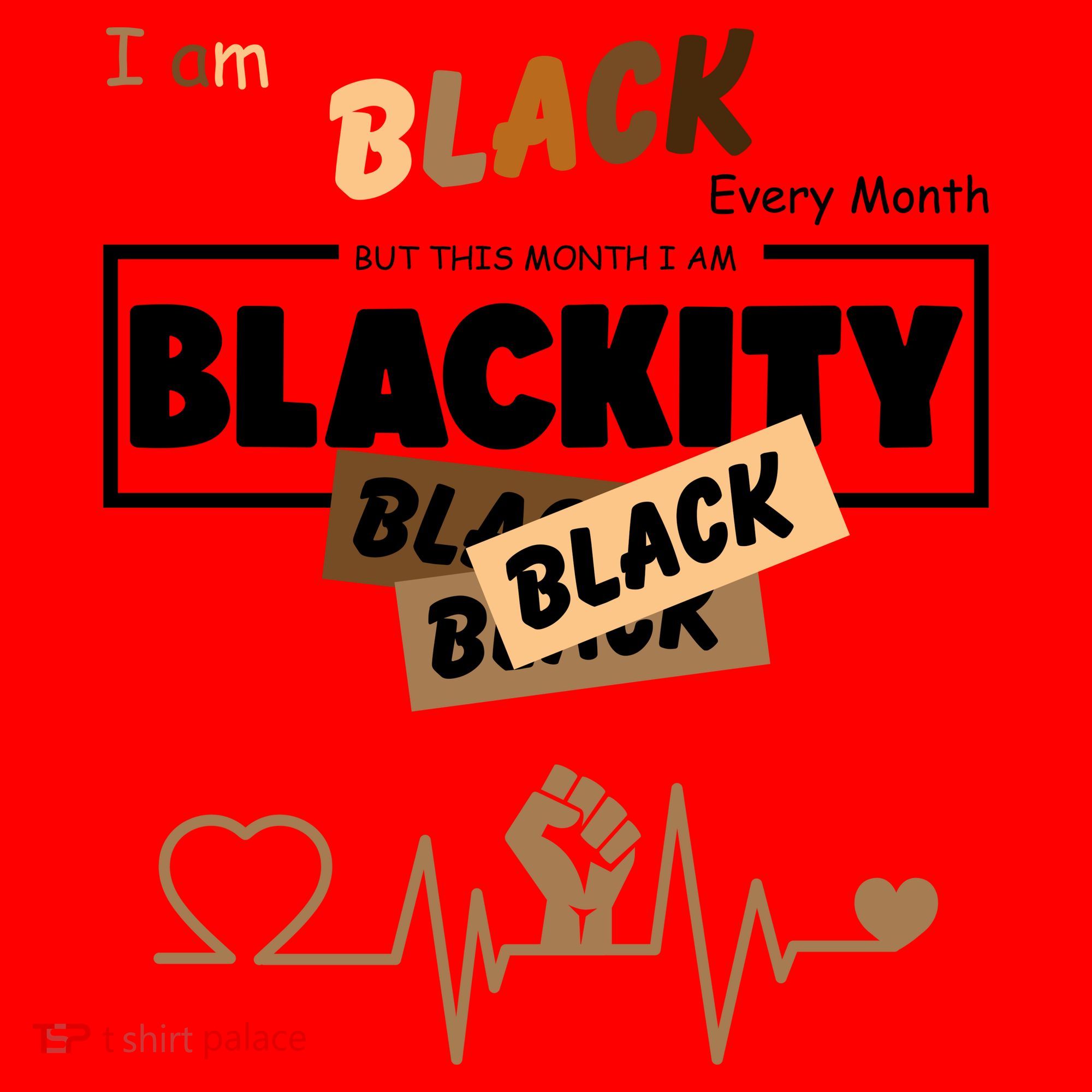 I Am Black Every Month But This Month I Am Blackity Black Santa Hat