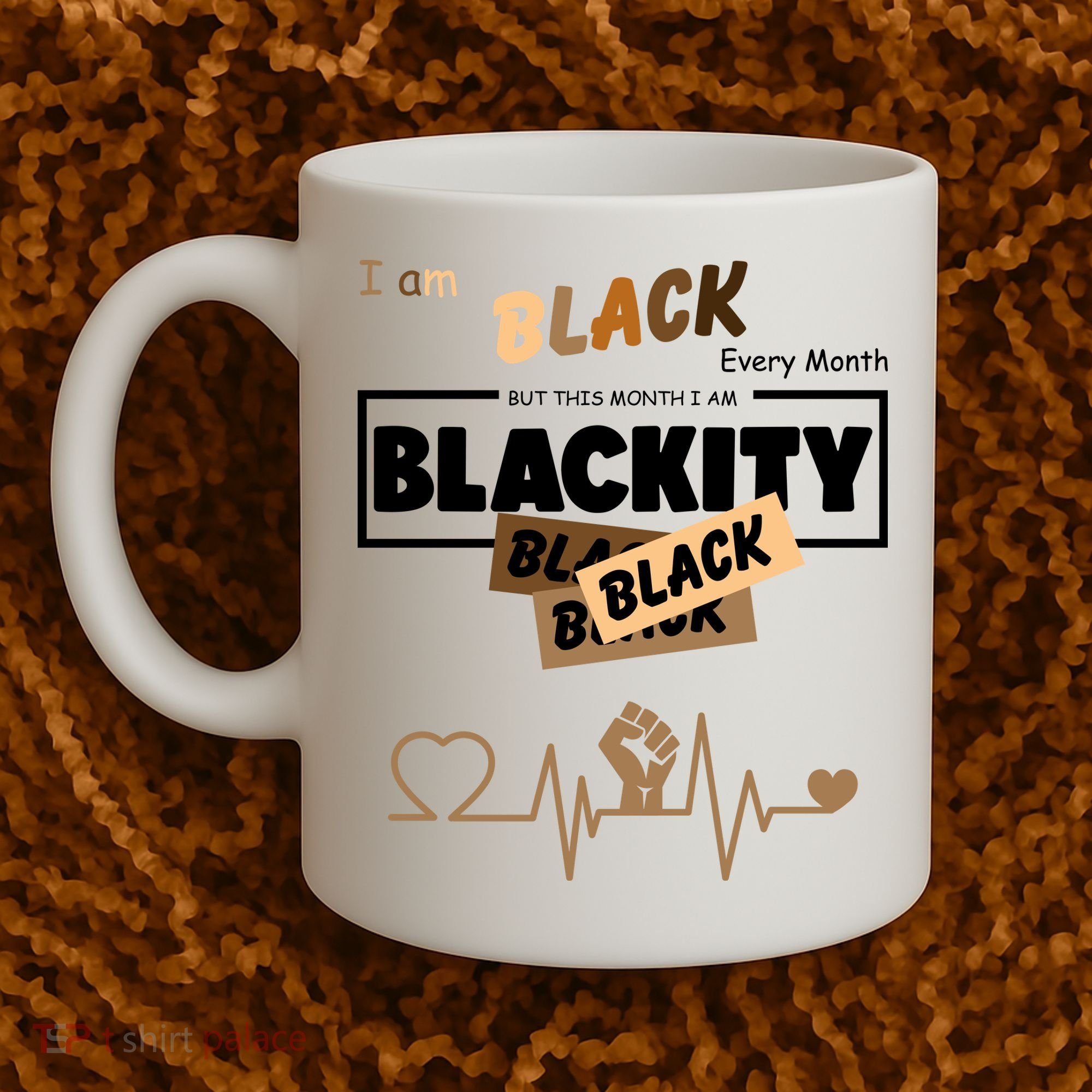 I Am Black Every Month But This Month I Am Blackity Black Coffee Mug
