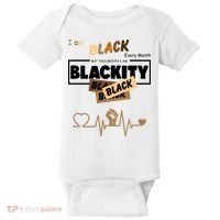 I Am Black Every Month But This Month I Am Blackity Black Baby Bodysuit thumb 0