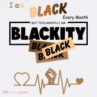 I Am Black Every Month But This Month I Am Blackity Black Baby Bodysuit thumb 2