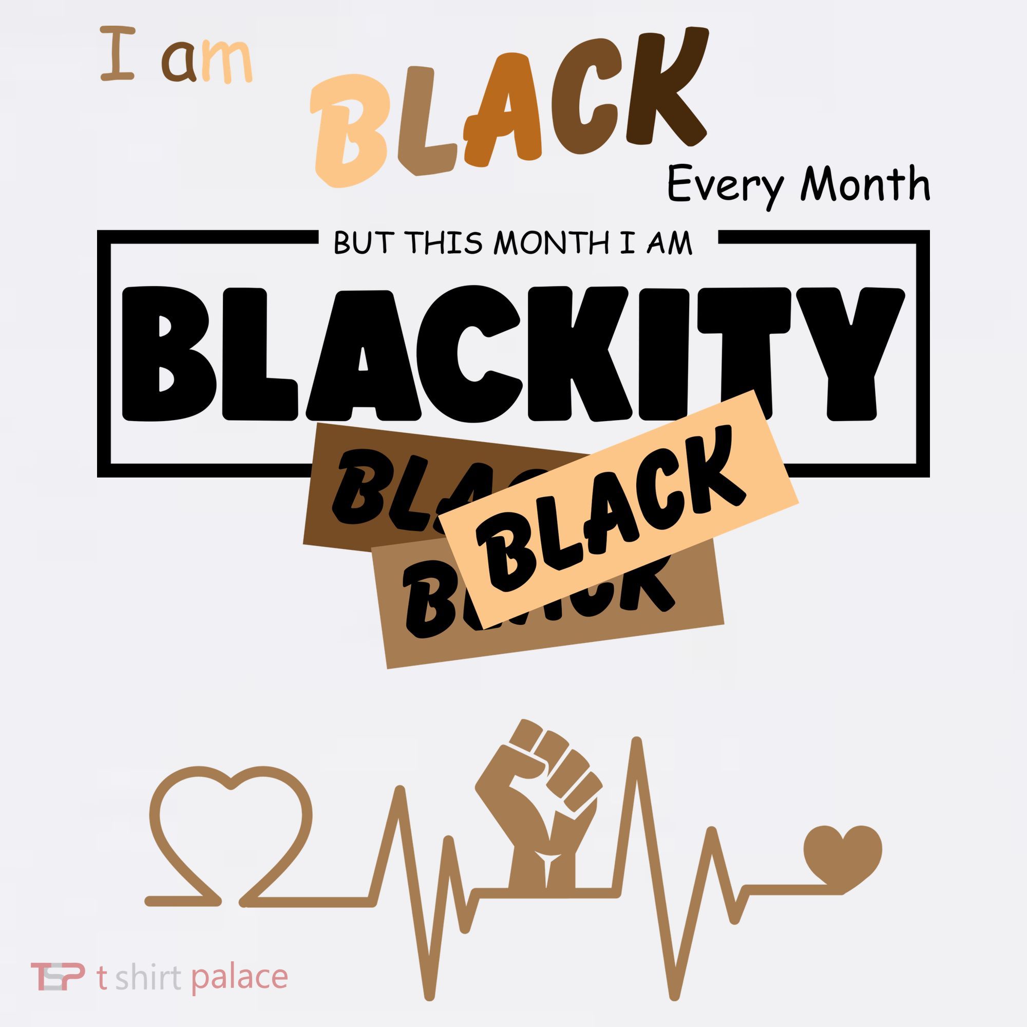 I Am Black Every Month But This Month I Am Blackity Black Kids Hoodie