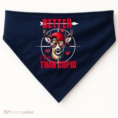 I Aim Better Than Cupid Hunting Valentine’S Day USA-Made Doggie Bandana