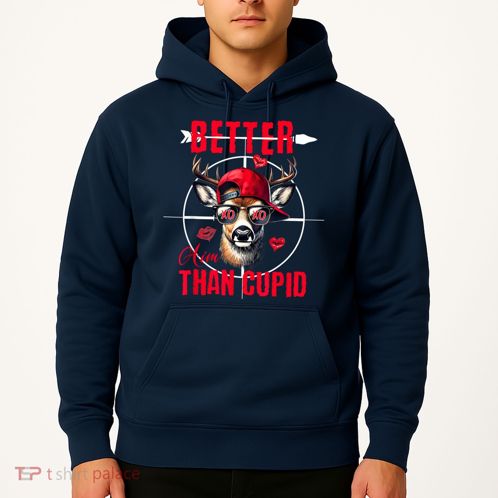 I Aim Better Than Cupid Hunting Valentine’S Day Hoodie