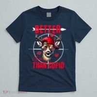I Aim Better Than Cupid Hunting Valentine’S Day T-Shirt thumb 5