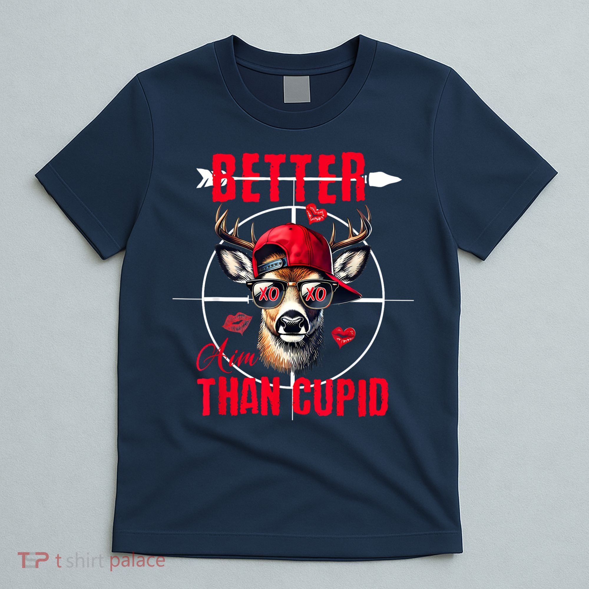 I Aim Better Than Cupid Hunting Valentine’S Day T-Shirt