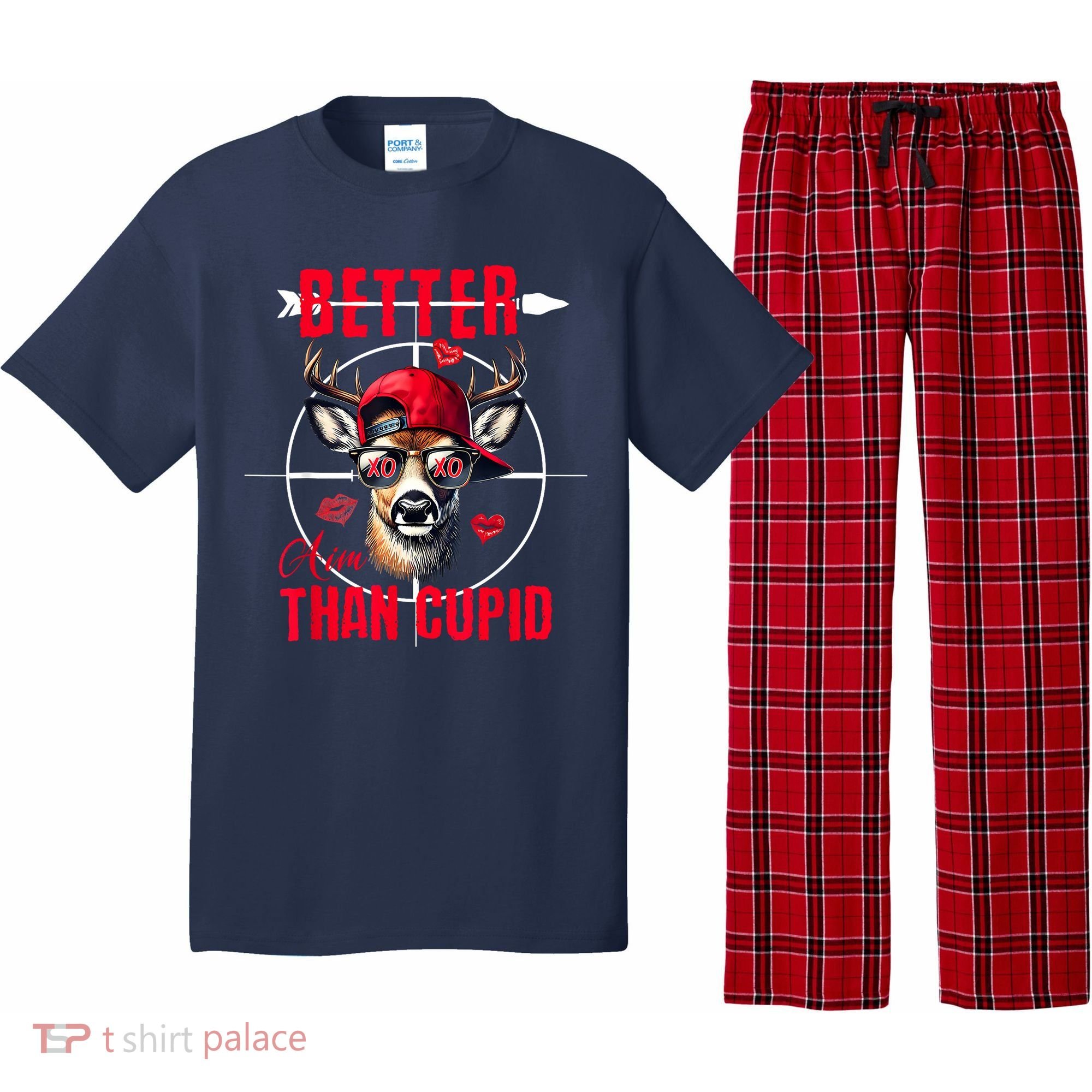 I Aim Better Than Cupid Hunting Valentine’S Day Pajama Set