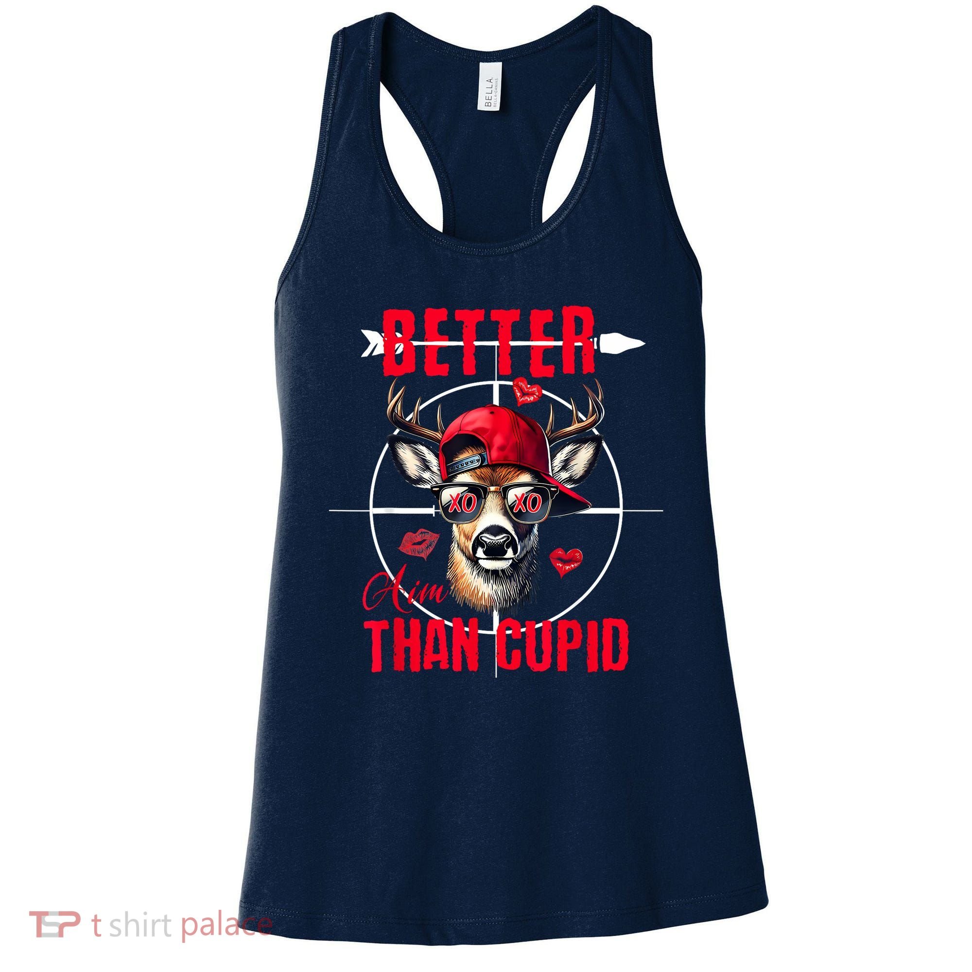 I Aim Better Than Cupid Hunting Valentine’S Day Women's Tank Top