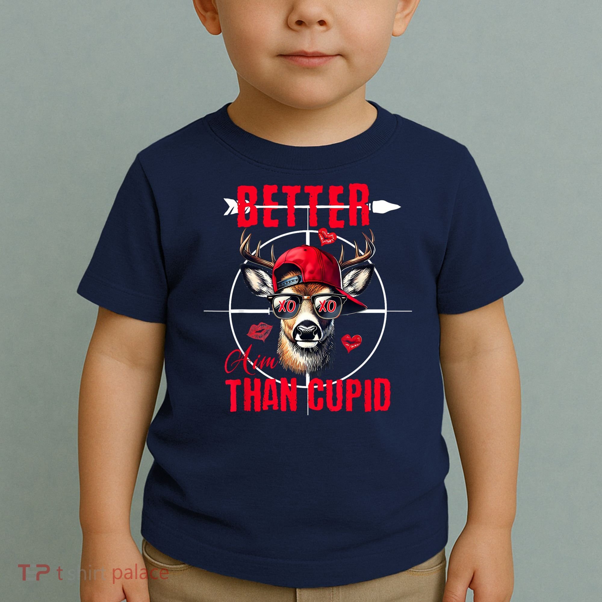 I Aim Better Than Cupid Hunting Valentine’S Day Toddler T-Shirt
