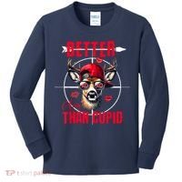 I Aim Better Than Cupid Hunting Valentine’S Day Kids Long Sleeve Shirt thumb 0