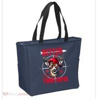 I Aim Better Than Cupid Hunting Valentine’S Day Tote Bag thumb 2
