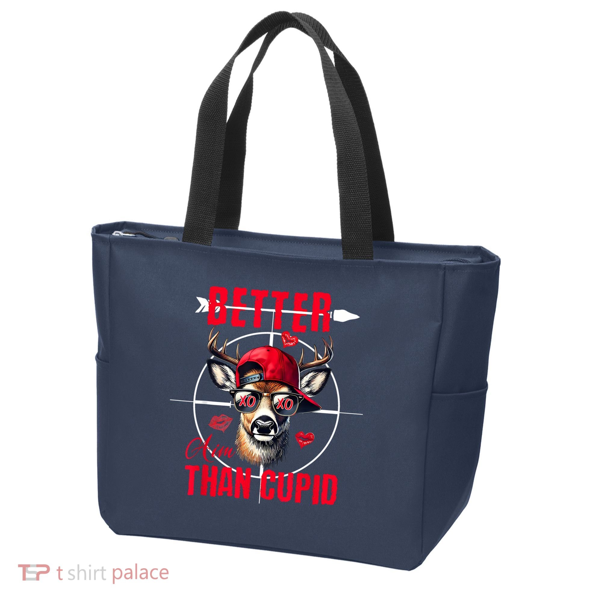 I Aim Better Than Cupid Hunting Valentine’S Day Tote Bag