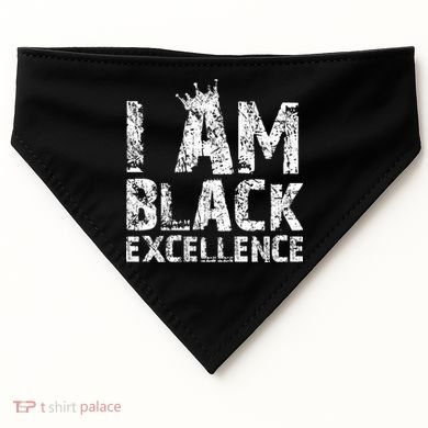 I Am Black Excellence USA-Made Doggie Bandana