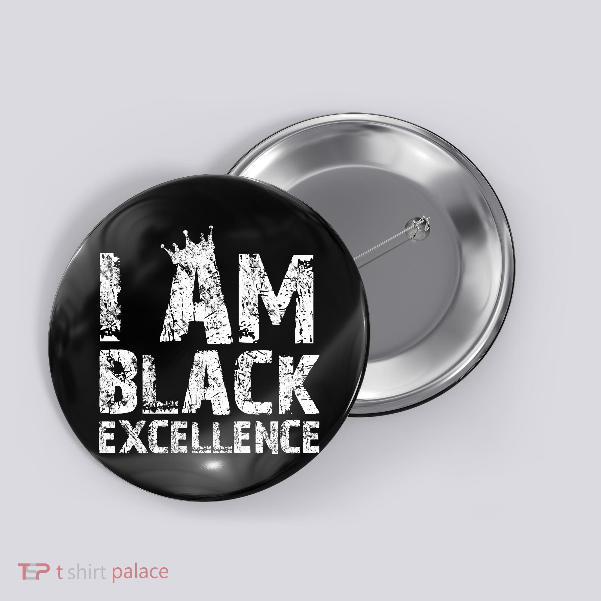 I Am Black Excellence Button