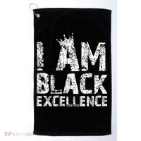 I Am Black Excellence Golf Towel thumb 0