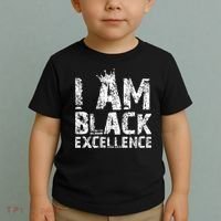 I Am Black Excellence Toddler T-Shirt thumb 2