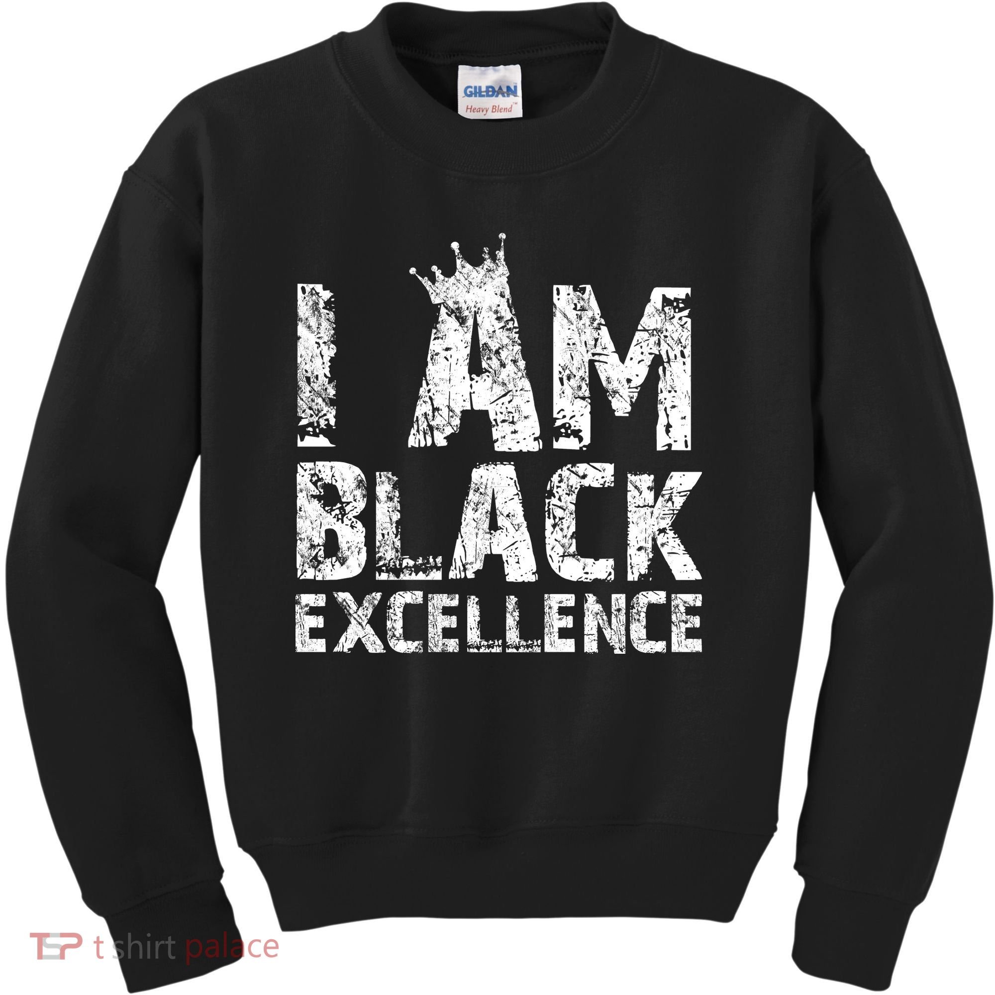 I Am Black Excellence Kids Sweatshirt