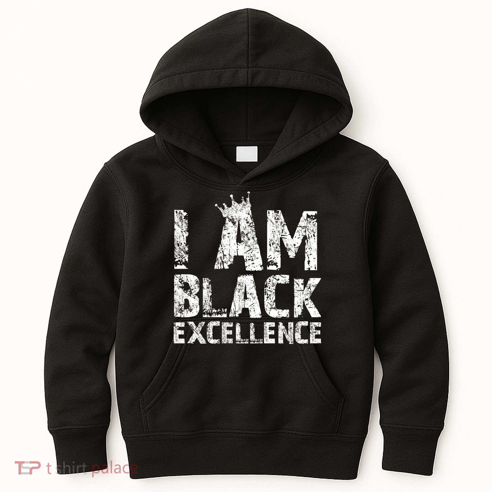I Am Black Excellence Kids Hoodie