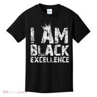 I Am Black Excellence Kids T-Shirt thumb 0