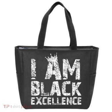I Am Black Excellence Tote Bag