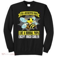 I'm A Beekeeper Papa Like A Normal Papa Cute Bee Funny Sweatshirt thumb 0