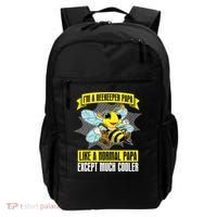 I'm A Beekeeper Papa Like A Normal Papa Cute Bee Funny Backpack thumb 0