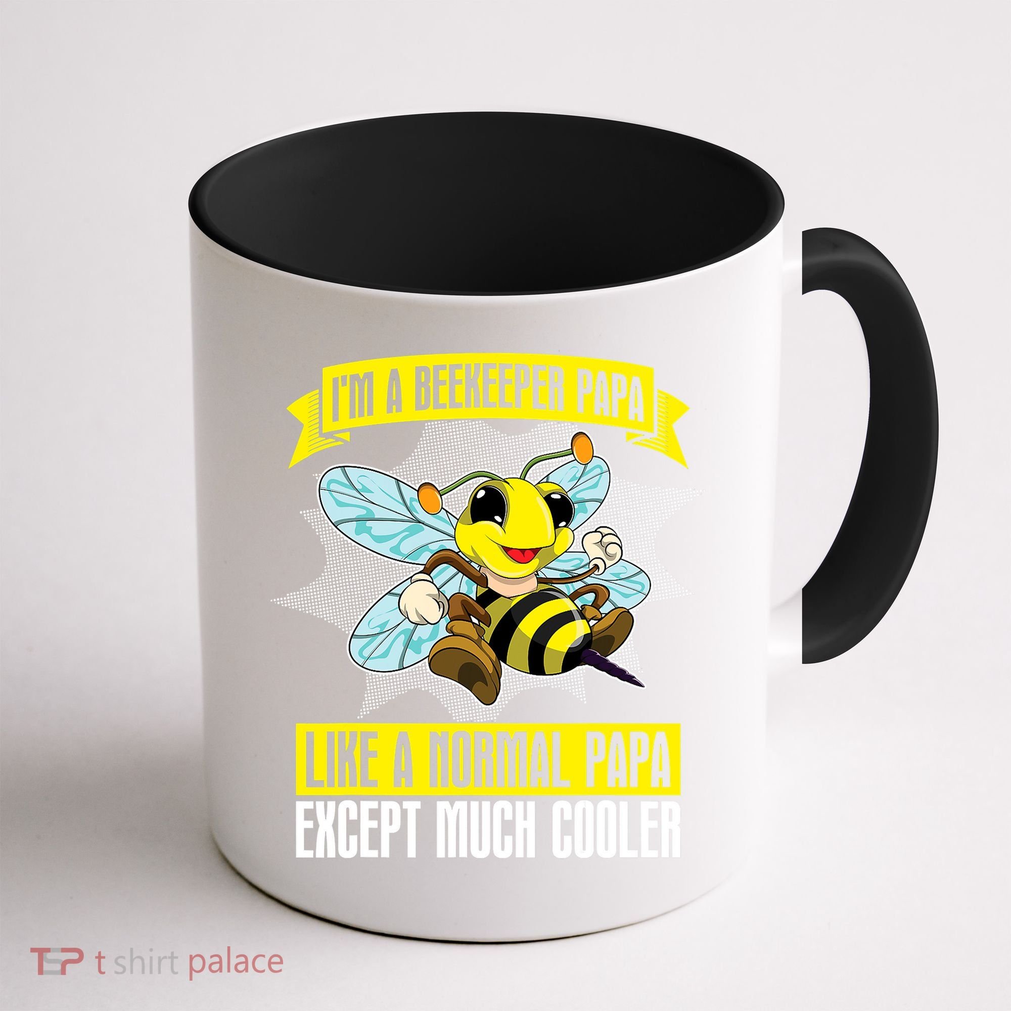 I'm A Beekeeper Papa Like A Normal Papa Cute Bee Funny Coffee Mug