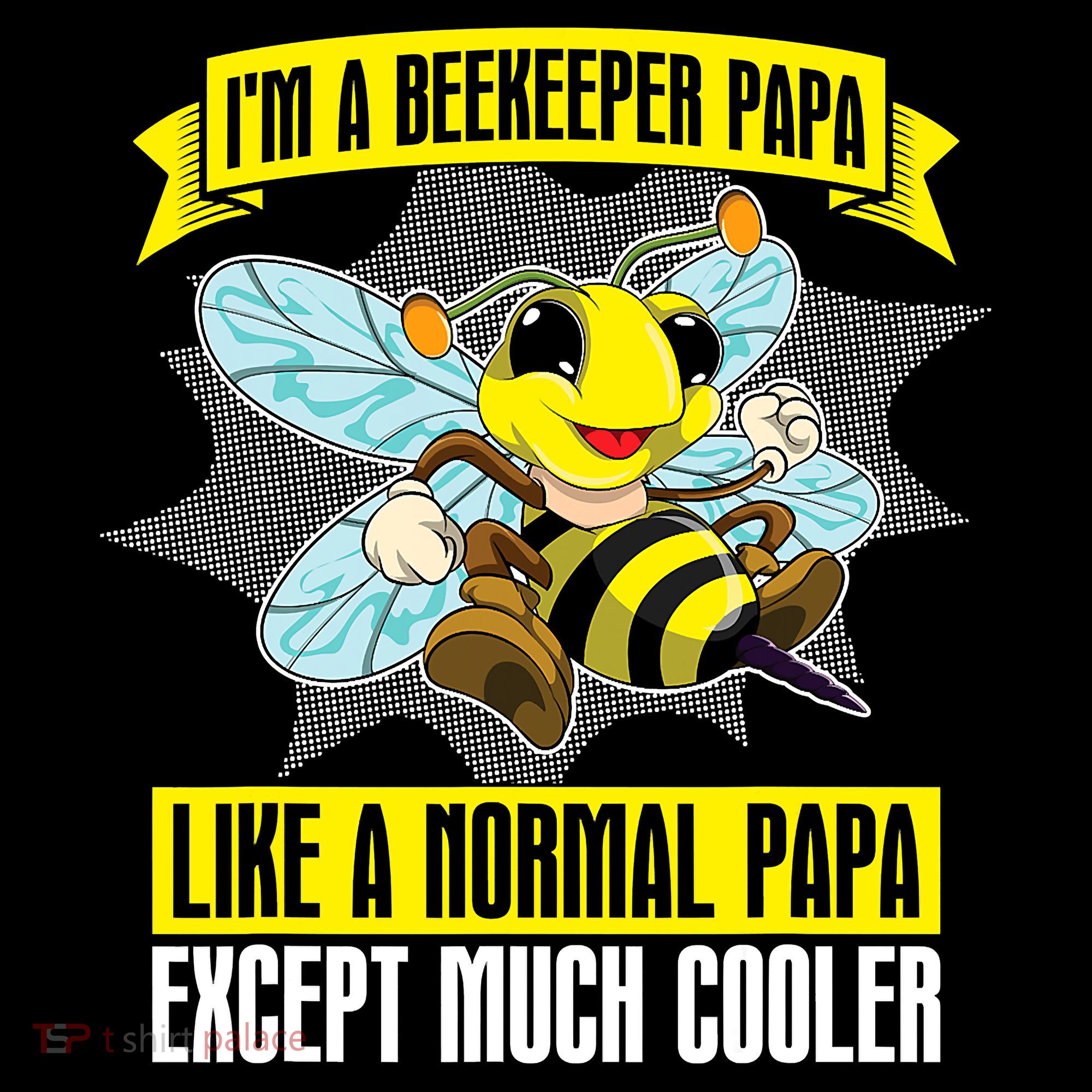 I'm A Beekeeper Papa Like A Normal Papa Cute Bee Funny Coffee Mug
