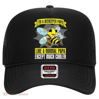 I'm A Beekeeper Papa Like A Normal Papa Cute Bee Funny Hat