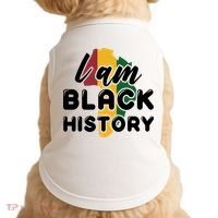 I Am Black History For Boy Black History Month Doggie Tank thumb 0