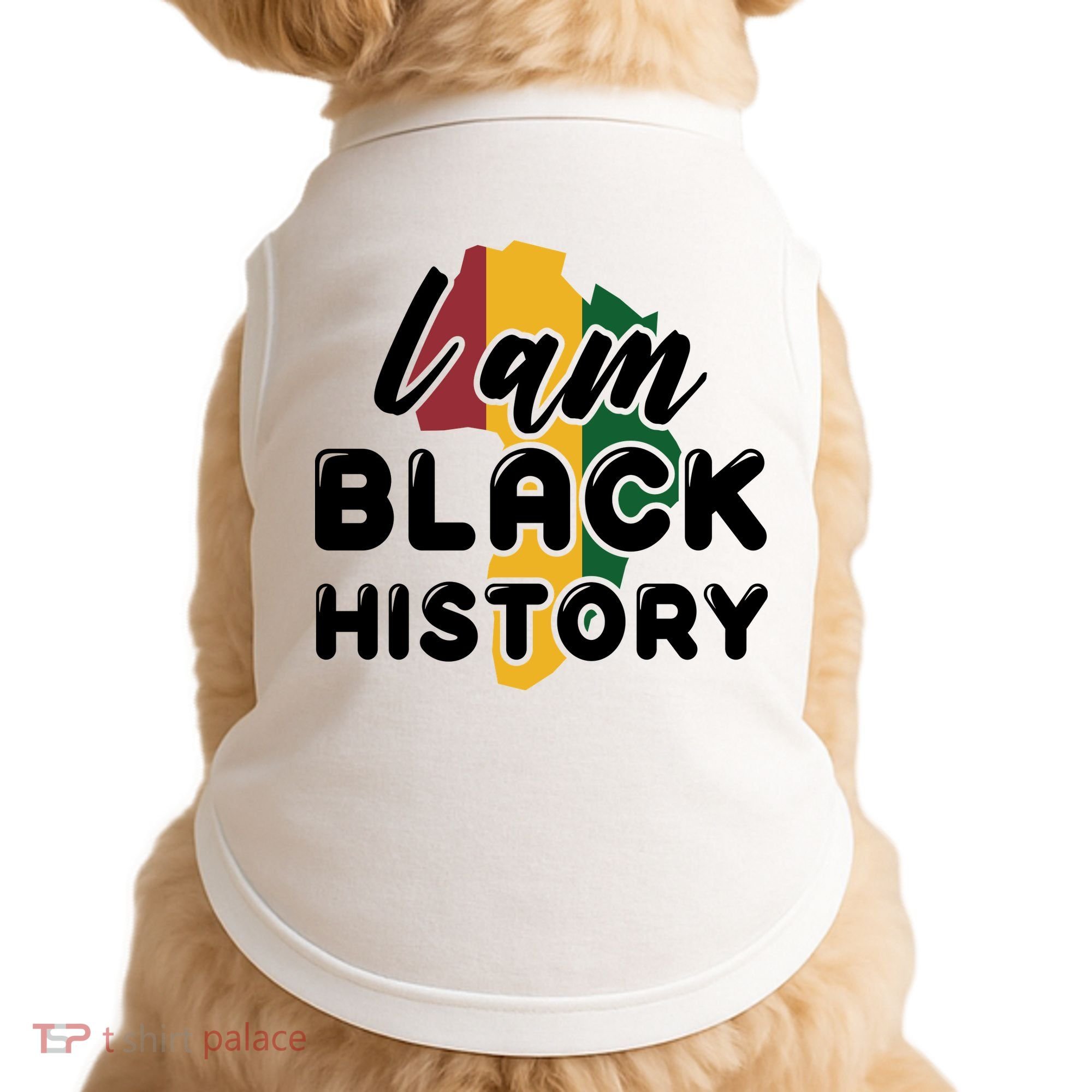 I Am Black History For Boy Black History Month Doggie Tank