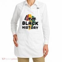 I Am Black History For Boy Black History Month Apron thumb 2