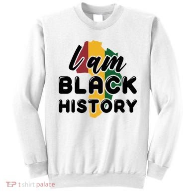 I Am Black History For Boy Black History Month Sweatshirt