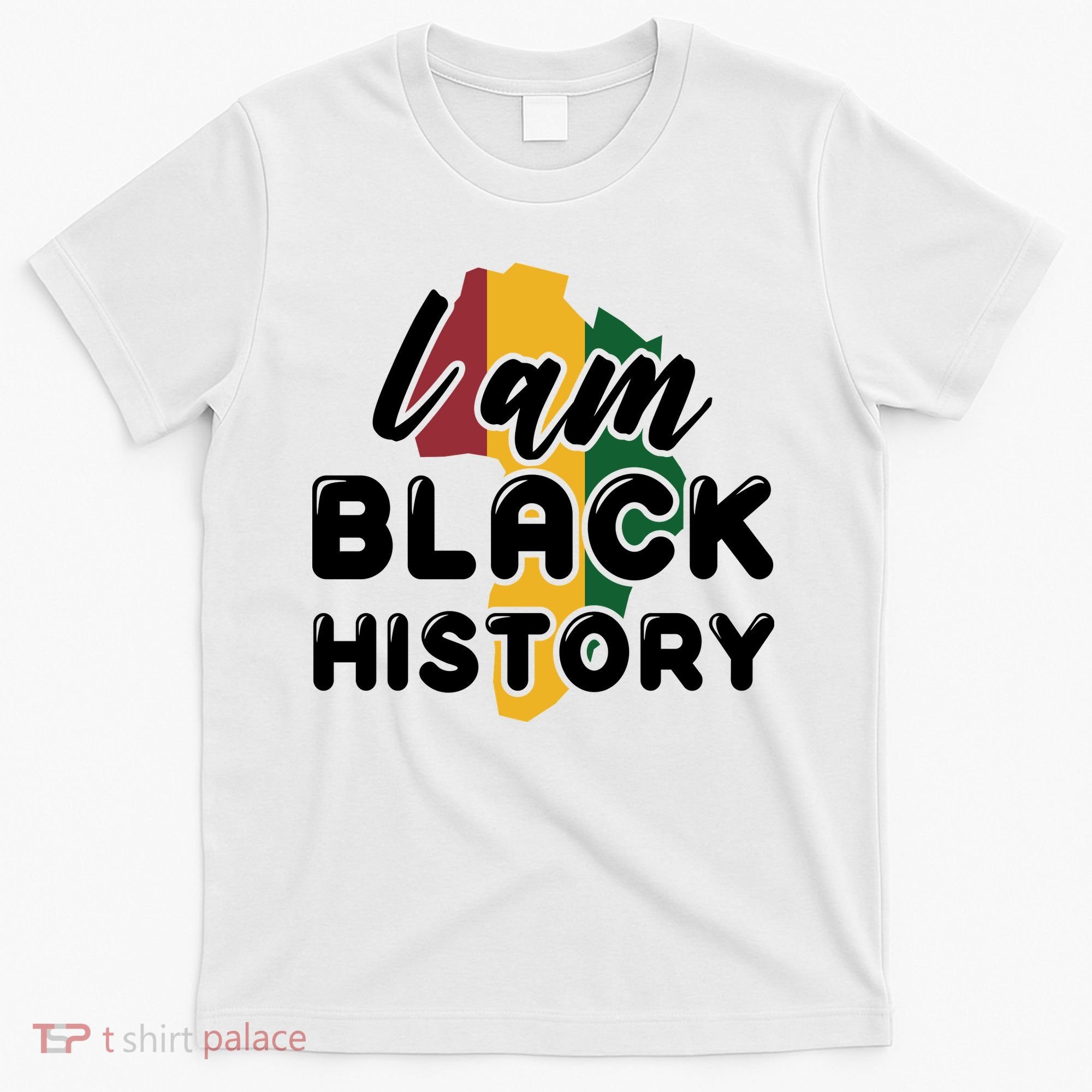 I Am Black History For Boy Black History Month T-Shirt