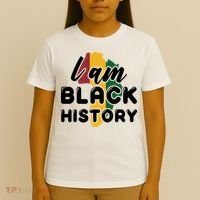 I Am Black History For Boy Black History Month T-Shirt thumb 4