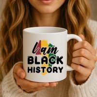 I Am Black History For Boy Black History Month Coffee Mug thumb 3