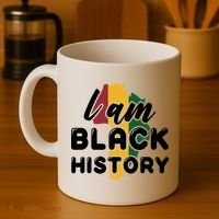 I Am Black History For Boy Black History Month Coffee Mug thumb 4