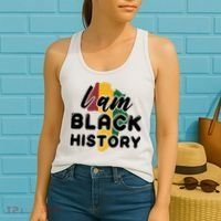 I Am Black History For Boy Black History Month Women's Tank Top thumb 2