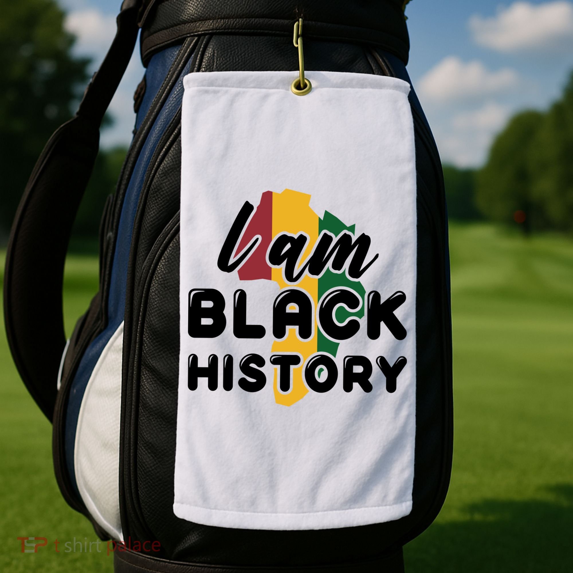 I Am Black History For Boy Black History Month Golf Towel
