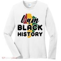 I Am Black History For Boy Black History Month Women's Long Sleeve Shirt thumb 0