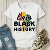 I Am Black History For Boy Black History Month Women's T-Shirt thumb 3