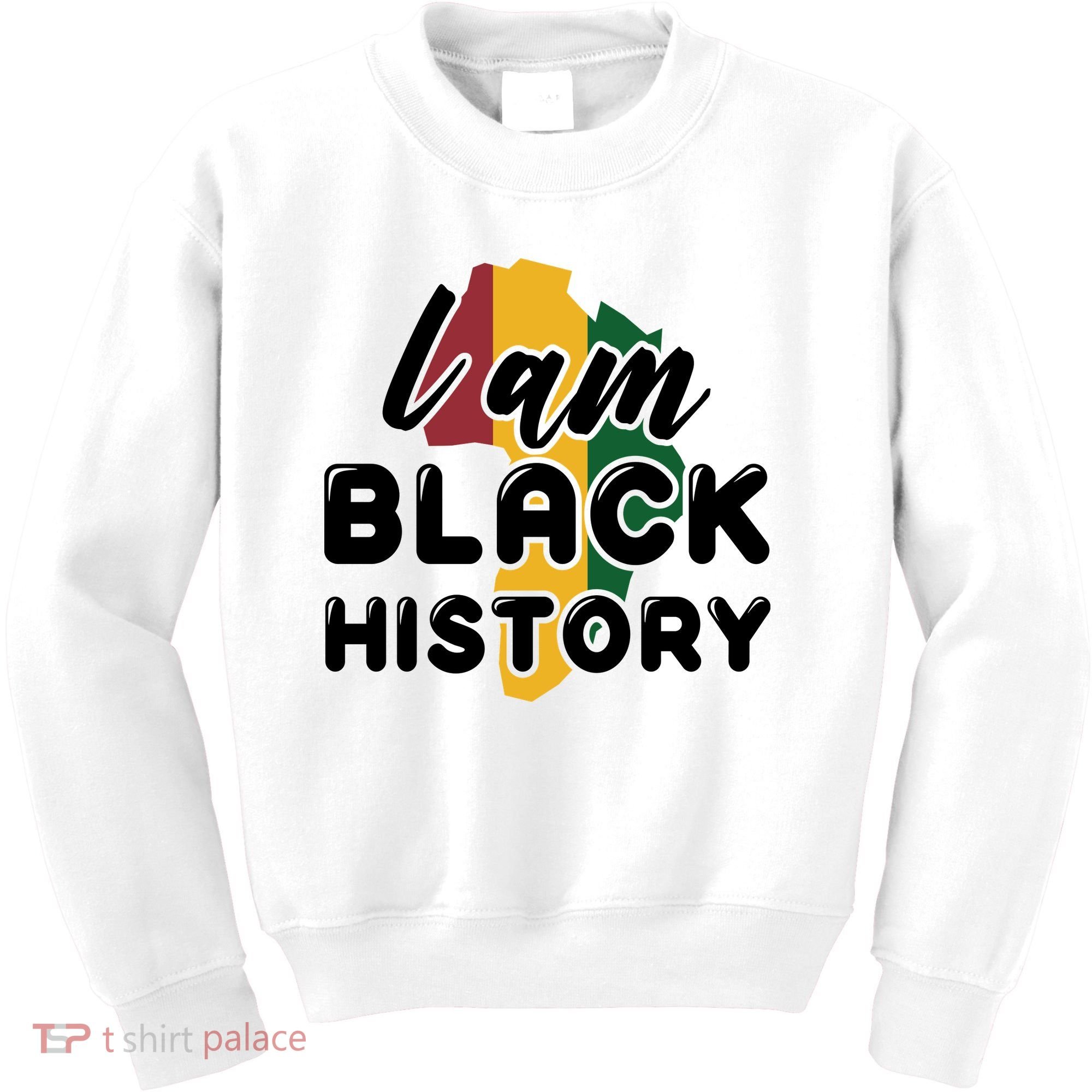 I Am Black History For Boy Black History Month Kids Sweatshirt